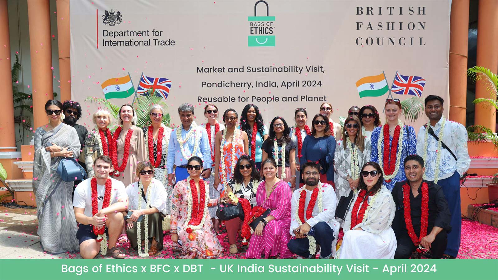 Bags of Ethics x BFC x DBT - UK India Sustainability Visit - April 2024